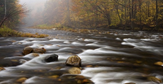 West Branch of the Westfield River, MA photo by Jerry Monkman