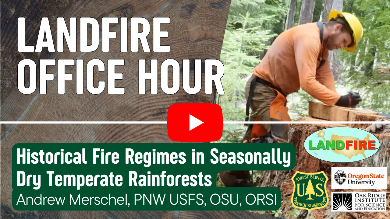 Open Office Hours LANDFIRE Vegetation Mapping