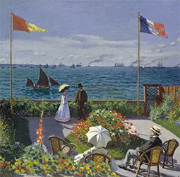 Garden at Sainte-Adresse, Claude Monet. Courtesy of the Metropolitan Museum of Art (www.metmuseum.org), OASC
